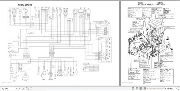 Yanmar Crawler Backhoe Vio20 3 Parts Catalog 2