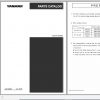 Yanmar Crawler Backhoe Vio55 5B Parts Catalog 1