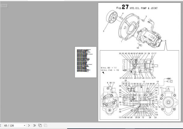 Yanmar Crawler Backhoe Vio55 Parts Catalog Y00S4220 2