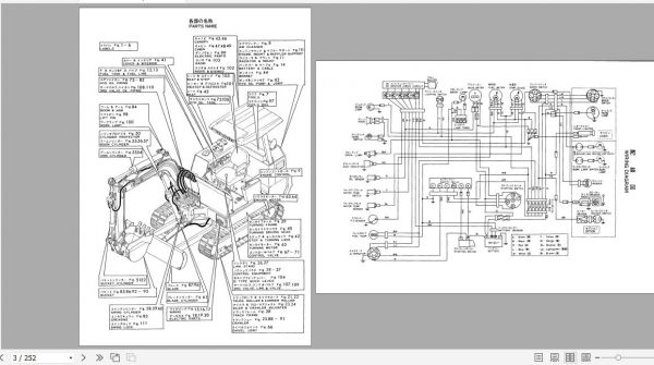 Yanmar Crawler Backhoe YB30 1 YB30 2 Parts Catalog Y00K2013 2