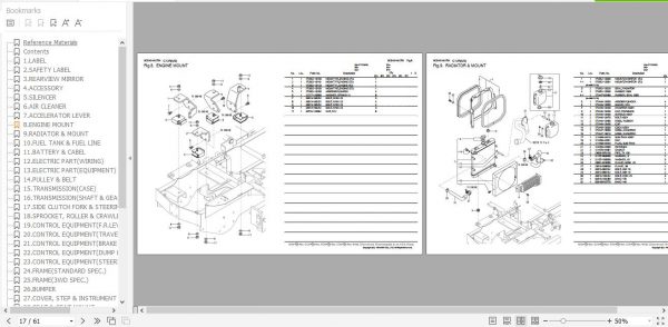 Yanmar Crawler Carrier C12RUS Parts Catalog 0CS10 M42701EN 2