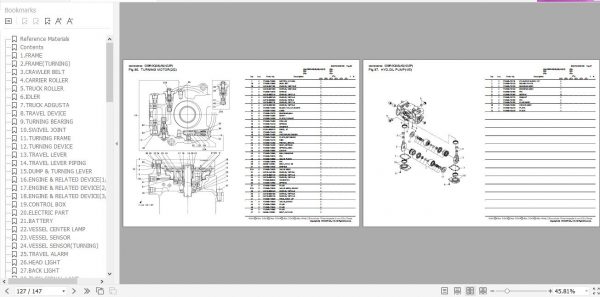 Yanmar Crawler Carrier C50R 3C Parts Catalog 0CS10 M55100EN 2