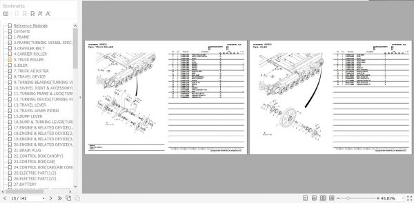 Yanmar Crawler Carrier C50R 5 Parts Catalog 0CK50 M00750EN 2