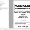Yanmar Crawler Carriers C12R Operation Maintenance Manual DE 1