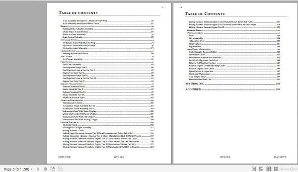 Yanmar Diesel Engine 4TNV98T Tier II III Parts and Service Manual 2