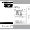 Yanmar Diesel Engine SSA50C GT Parts Catalog 0CC10 M16208 1