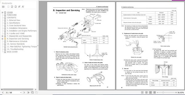 Yanmar Diesel Engine TS190R TS230R Service Manual 2