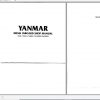 Yanmar Diesel Inboard One Two Three Cylinder Engines Shop Manual 1