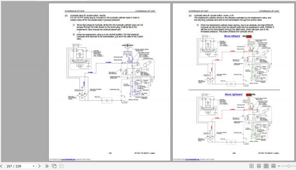 Yanmar Diesel Tractor EF 494T Technical Manual 0B040 G02300 4