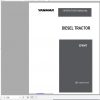 Yanmar Diesel Tractor EF494T Operators Manual 0A042 B00203 1