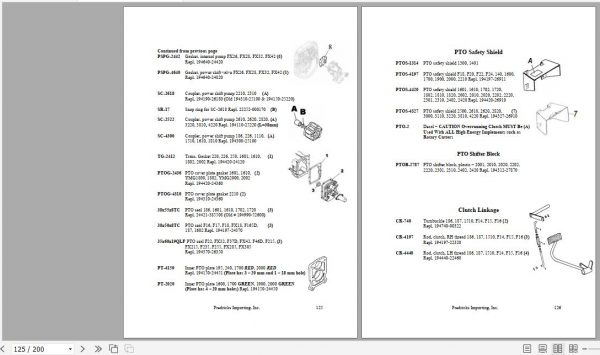 Yanmar Fredricks Importing Equipment Parts Catalog 2