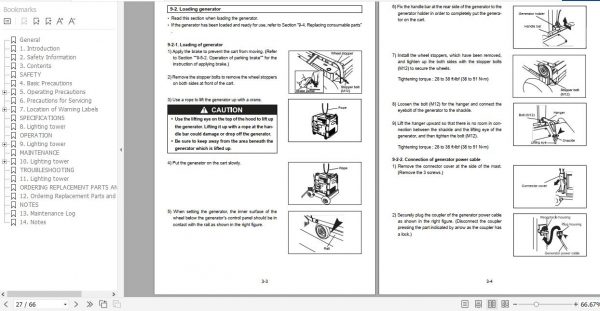 Yanmar Lighting Towers LB446HB 1 LB446H 1 Operation Maintenance Manual EN 2
