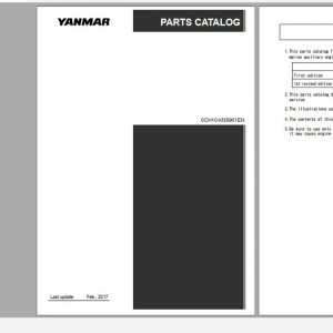 Yanmar Marine Auxiliary Engine 6EY18AL Parts Catalog 0CH10 M35901EN 1