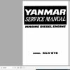 Yanmar Marine Diesel Engine 6CX ETE Servcie Manual 1