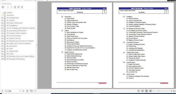 Yanmar Marine Diesel Engine 6EY18LW 6EY18ALW Service Manual 0GEY1 G00300 2