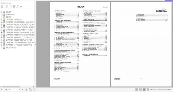 Yanmar Marine Diesel Engine 6LY2 STE 6LY2A STP 6LY2A STP Service Manual HINSI H8 011 1 2