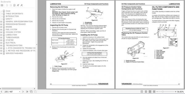 Yanmar Marine Engine 6CX530 Service Manual 0B6CX G00100 3