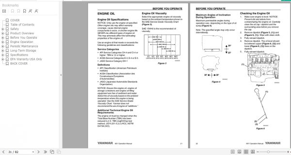 Yanmar Marine Engine 8SY Operation Manual 0ASYM G00201 2