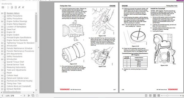 Yanmar Marine Engine SY Series Service Manual 0BSYM G00100 3