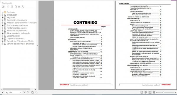 Yanmar Marine Engines 3JH 4JH4 Instruction Manual ES OAJHM S00202 2