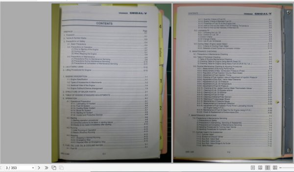 Yanmar Marine Propulsion Engine 6N18AL V Operation Manual 2