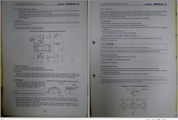 Yanmar Marine Propulsion Engine 6N18AL V Operation Manual 3