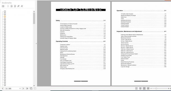 Yanmar Mini Excavator B55 Operation Maintenance Manual DE EN 2