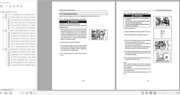 Yanmar Mini Excavator B7 Sigma Operation Maintenance Manual DE EN FR IT 4