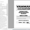 Yanmar Mini Excavator ViO10 Operation Maintenance Manual DE EN FR IT 1