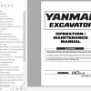 Yanmar Mini Excavator ViO15 2 Operation Maintenance Manual EN FR 1