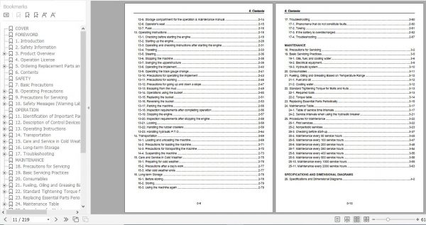 Yanmar Mini Excavator ViO15 2 Operation Maintenance Manual EN FR 2