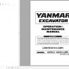 Yanmar Mini Excavator ViO30 2 ViO35 2 Operation Maintenance Manual DE EN FR IT 1