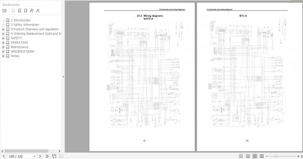 Yanmar Mini Excavator ViO75 A B7 S A SV100 Operation Maintenance Manual DE EN FR IT 3