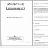 Yanmar Motor Diesel L A Series Instruction Manual ES 1