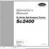 Yanmar Sub Compact Tractor SC2400 Operators Manual CY0A041 U00201 1