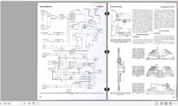 Yanmar Tractor YM135 YM330 Shop Manual 2