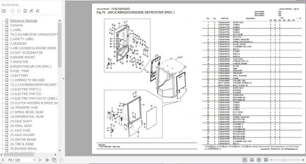 Yanmar Wheel Loader V3 6 Parts Catalog 0CS10 M53302EN 2