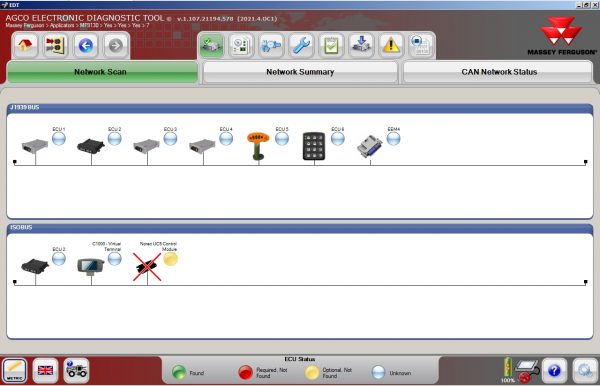 AGCO EDT Electronic Diagnostic Tool Updated 2021.3 10.2021 Diagnostic Software DVD 4