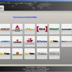 AGCO EDT Electronic Diagnostic Tool Updated 2021.3 10.2021 Diagnostic Software DVD 6