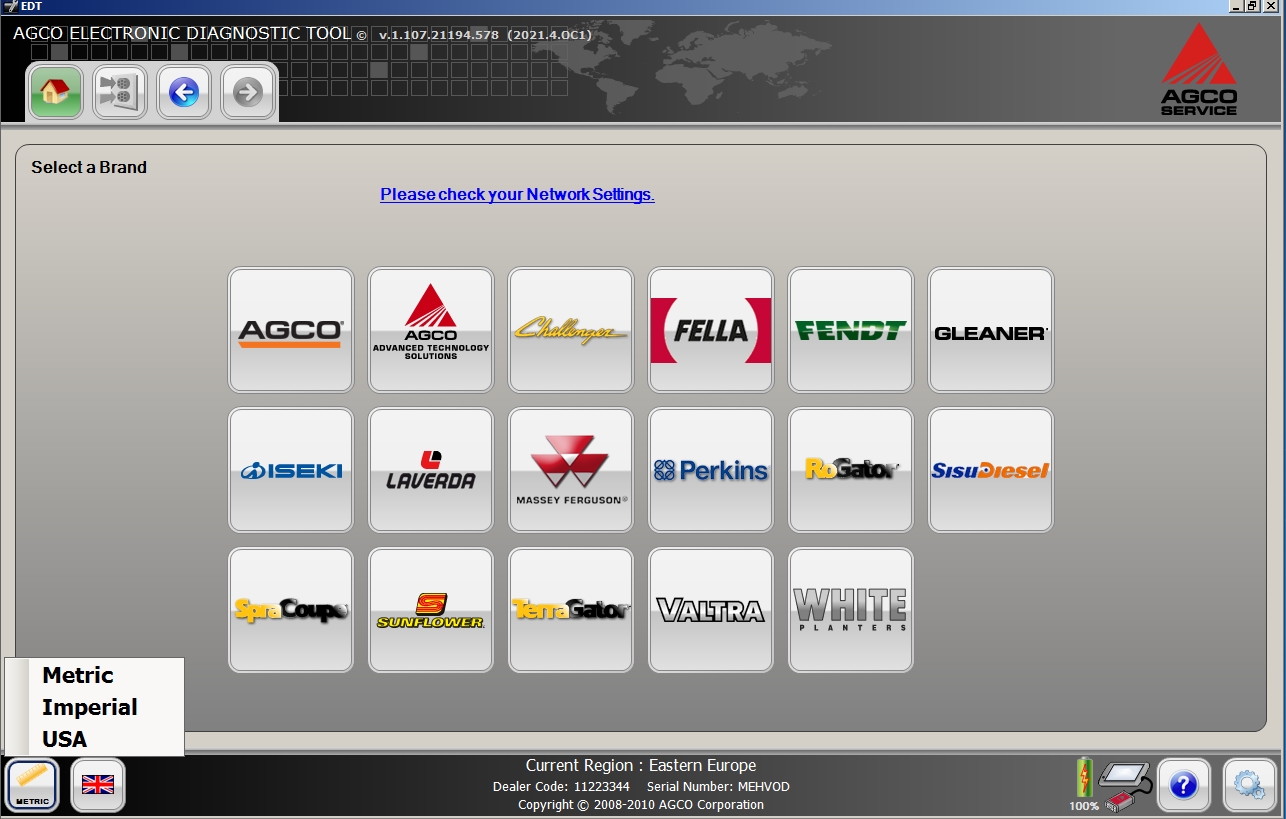 AGCO EDT Electronic Diagnostic Tool Updated 2021.3 10.2021 Diagnostic Software DVD 6