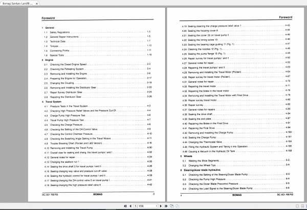 Bomag BC 601 RB BC 601 RS Instructions For Repair 2