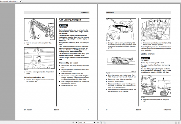 Bomag BM 2000 60 Operating Maintenance Instructions 3