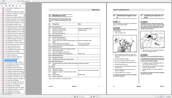 Bomag BMP851 Operating Instructions 2