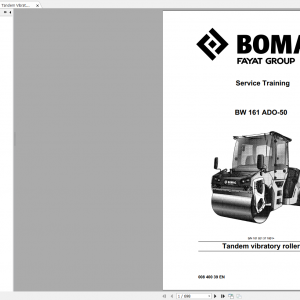 Bomag BW 161 ADO 50 Service Traning 1
