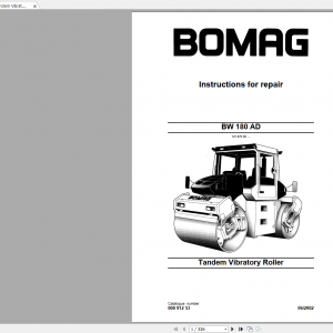 Bomag BW 180 AD Instructions For Repair 1