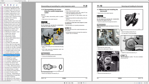 Bomag Single Drum Roller BW 211 D 4 PD 4 BW 213 D 4 PD 4 Service Manual 03 2007 00891149 2