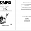 Bomag Vibratory BPR30 55 D 3 Operating Maintenance Instruction 1