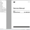 CAT Hydraulic Shovel 6015 DHB15329 RH40329 Service Manual EM028775 0 1