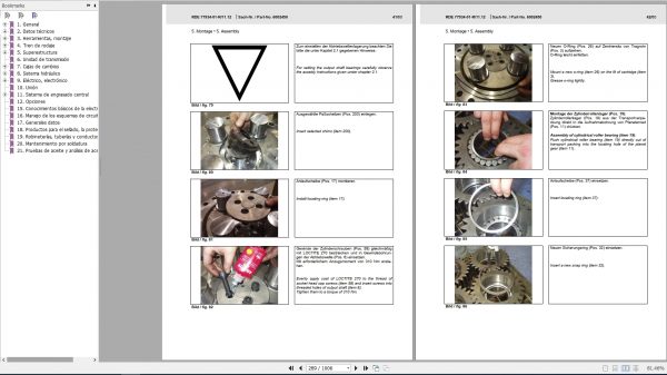 CAT Hydraulic Shovel 6015 FS DHF15348 RH40348 Service Manual EM026536 2016 ES 2