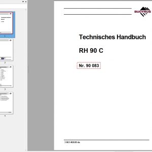 CAT Hydraulic Shovel 6018 FS RH90C 90083 Service Manual BI646953 DE 1